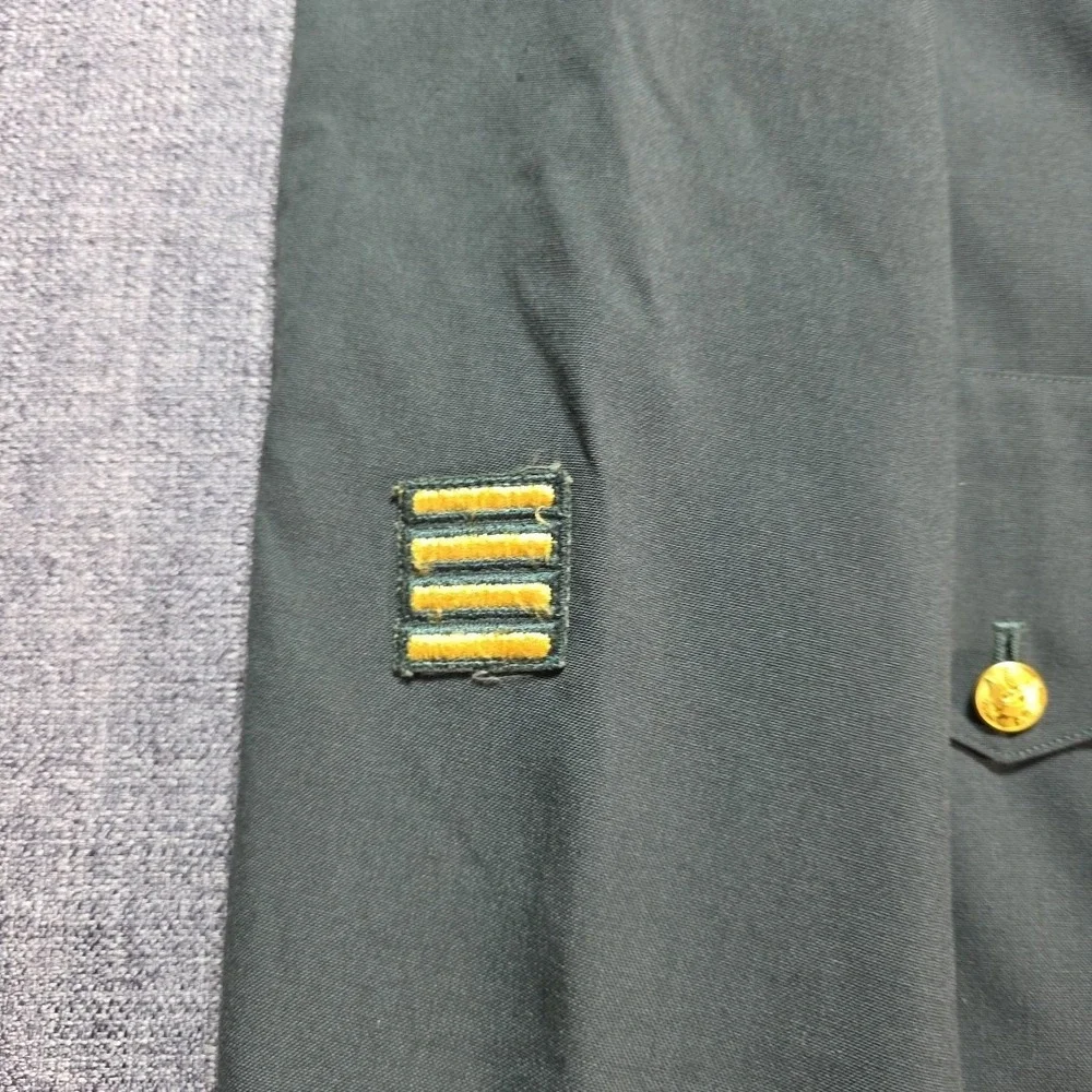 USGI MILITARY SERGE AG-344 CLASS 3 DRESS GREEN ARMY UNIFORM JACKET COAT 42S